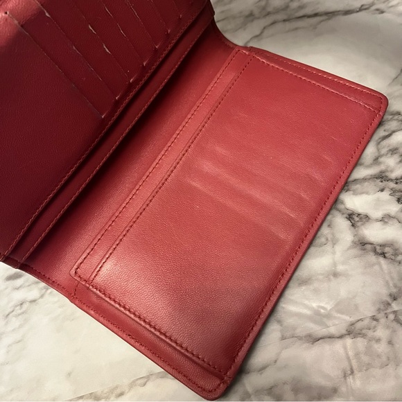 Chanel Quilted  Boy Bifold Long Wallet Pink Silver Hardware CC Logo cocomark - Picture 7 of 8